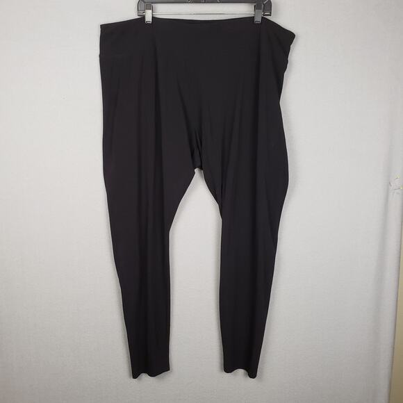 Sonoma Plus Size 3X High Rise Leggings Solid Black Classic Closet Staple Casual - Picture 1 of 7